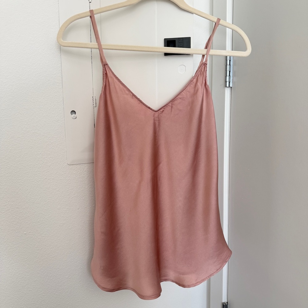 100% Silk Lady Tank Top, labels&tags removed